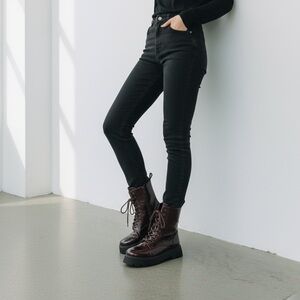 Circus Lug Boots By Sam Edelman, Lolita,  Ladies Sz 10, Deep Purple